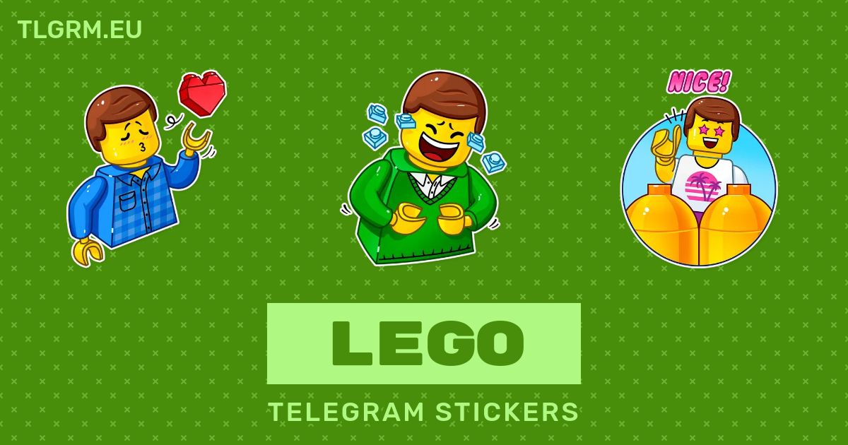 “LEGO” stickers set for Telegram