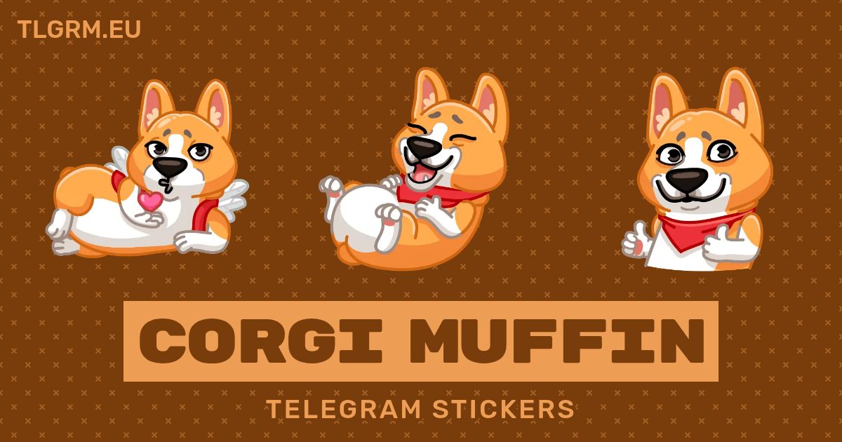 Muffin” animated sticker set for Telegram