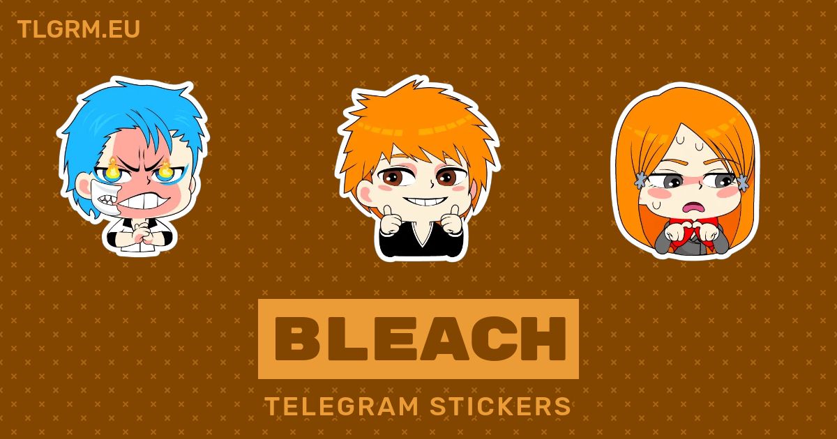 Bleach” stickers set for Telegram