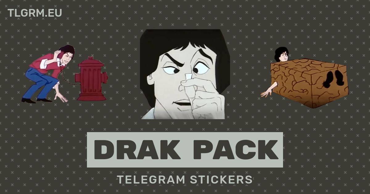 “drak Pack” Stickers Set For Telegram 