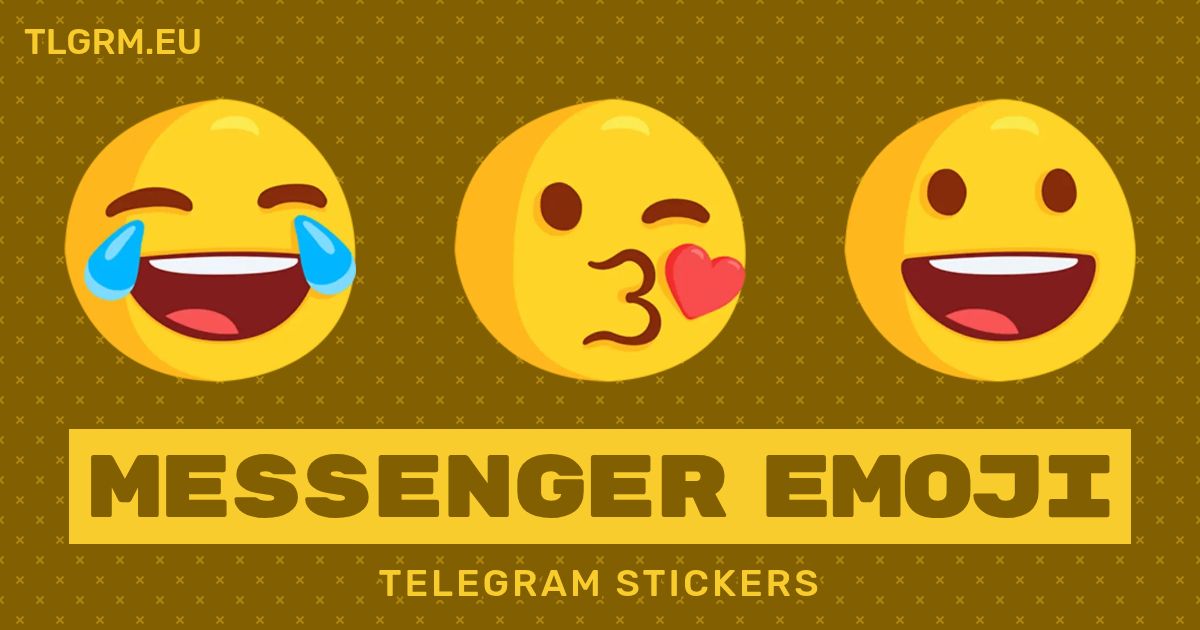 “Messenger Emoji” stickers set for Telegram