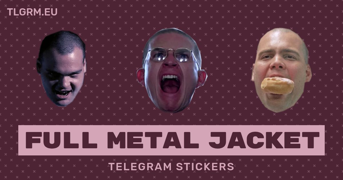 “Full Metal Jacket” stickers set for Telegram