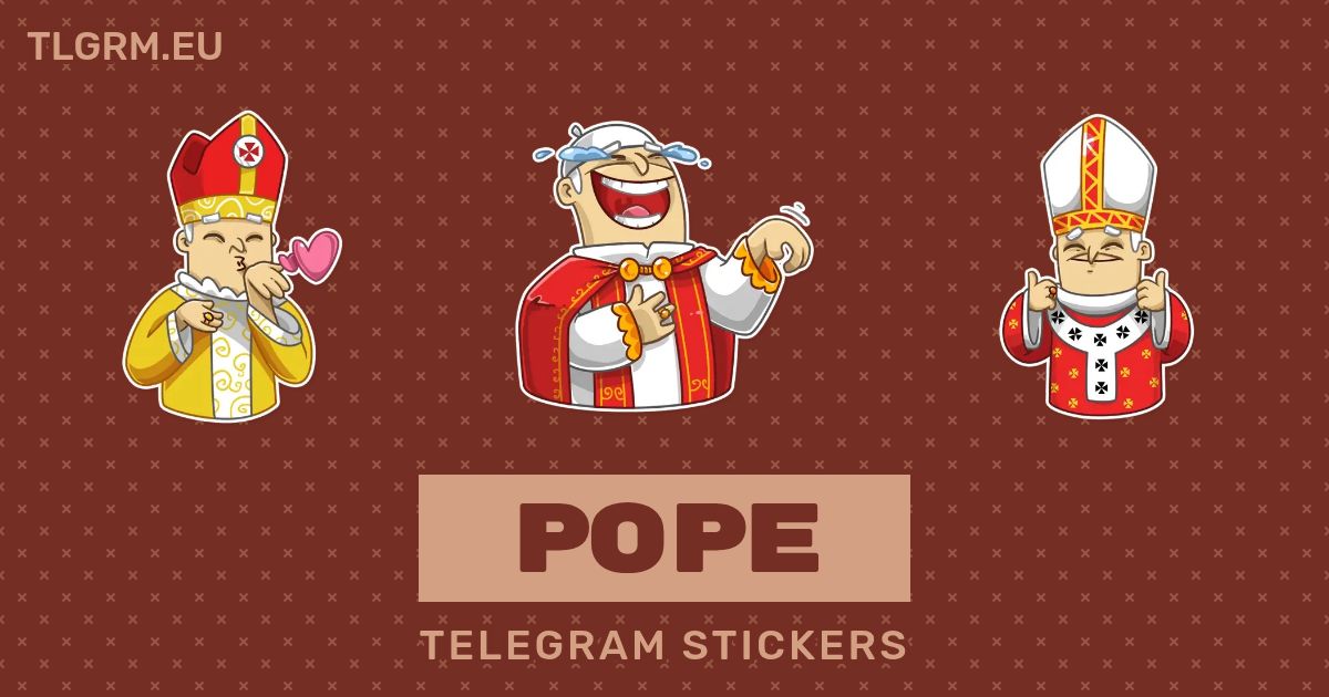 “Pope” stickers set for Telegram
