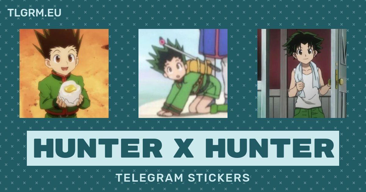 Hunter x Hunter” stickers set for Telegram