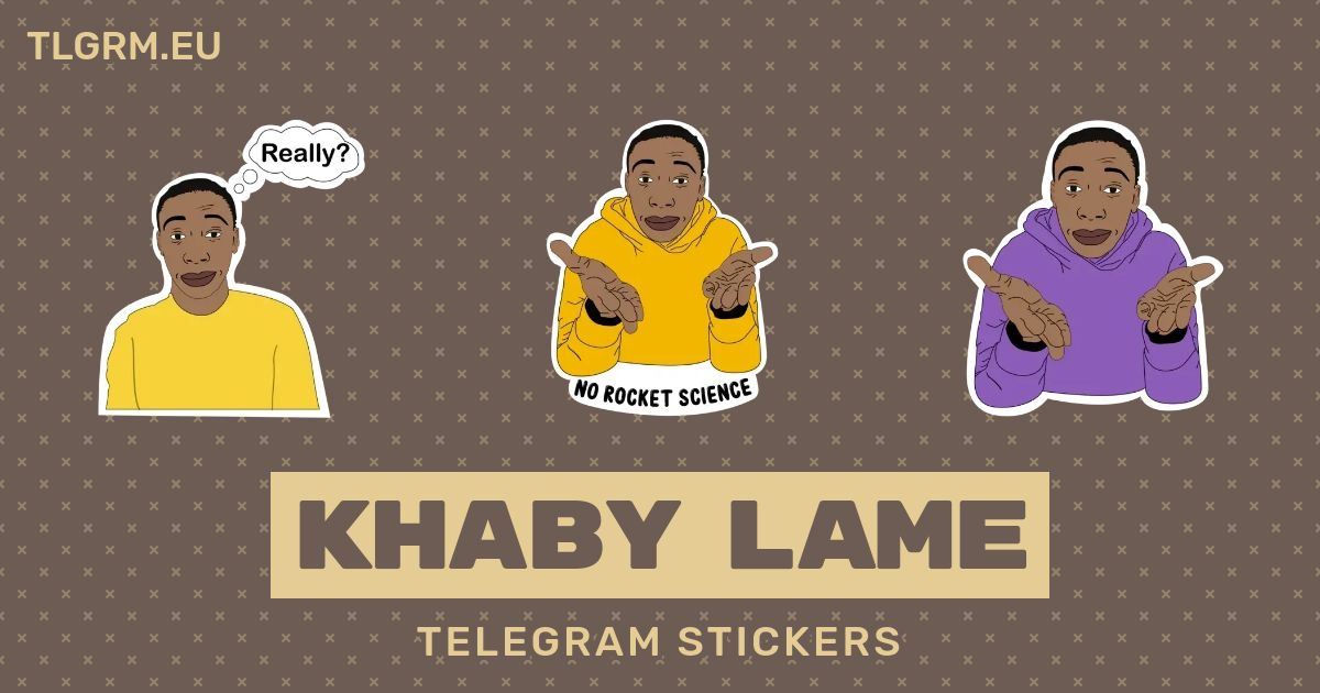 “khaby Lame” Stickers Set For Telegram 