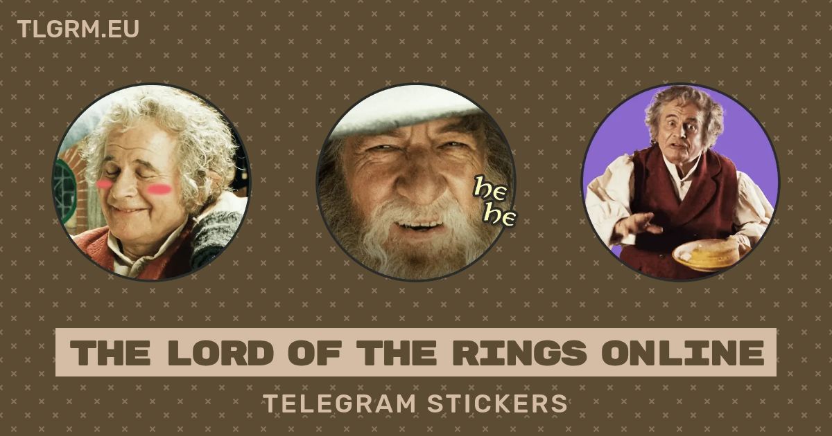 “The Lord of the Rings Online” stickers set for Telegram