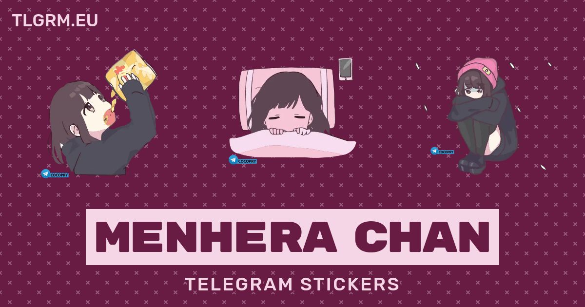 Telegram Sticker 😞 from «menhera chan big» pack