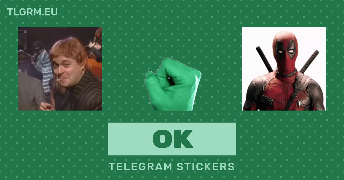 “Ok” animated sticker set for Telegram