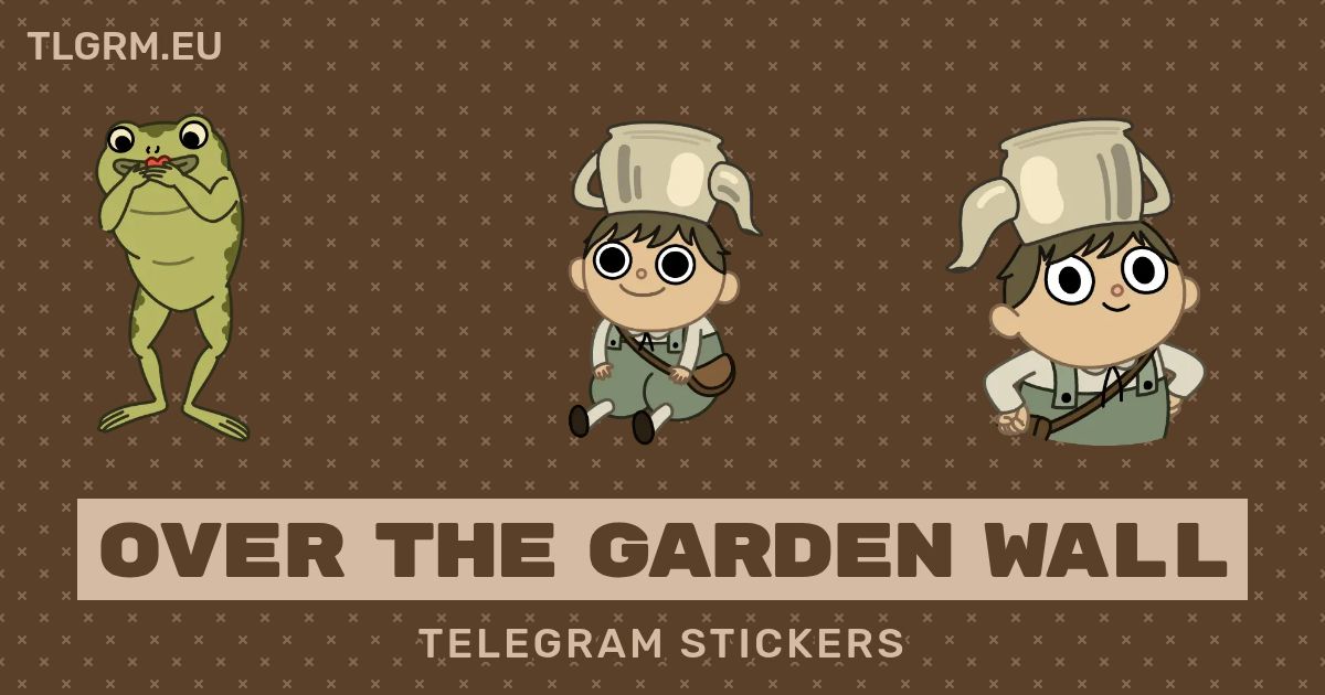 “Over The Garden Wall” animated sticker set for Telegram