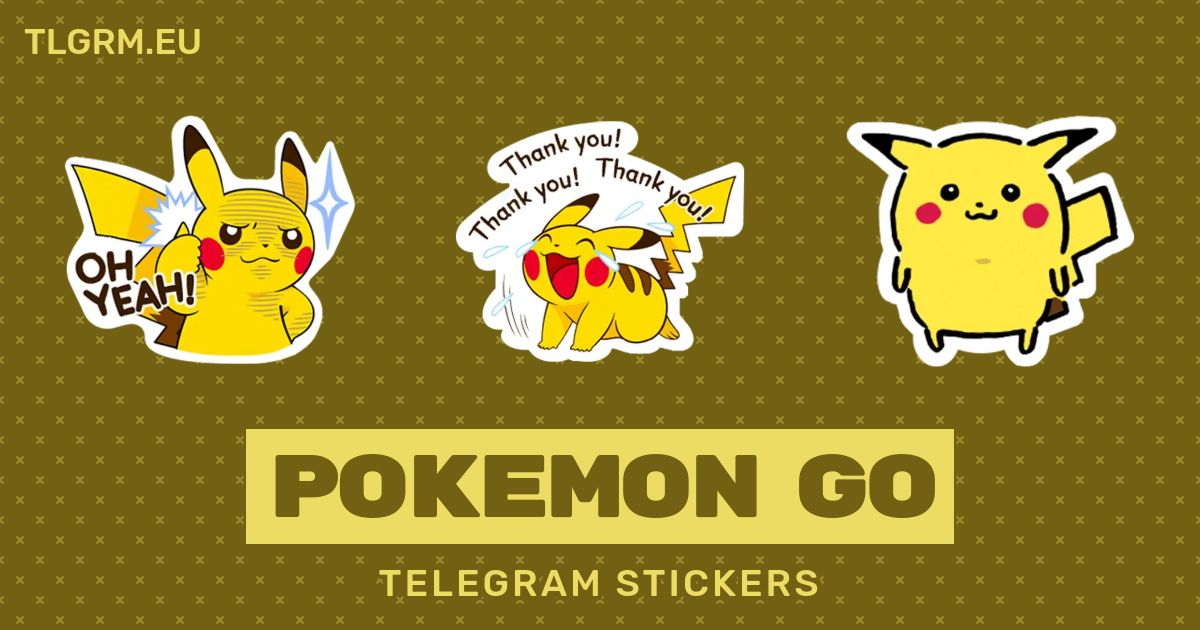 Pokemon Go” Stickers Set For Telegram