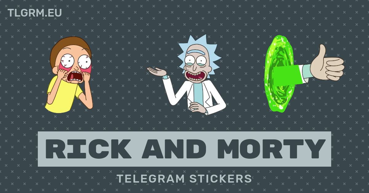 “Rick And Morty” animated sticker set for Telegram