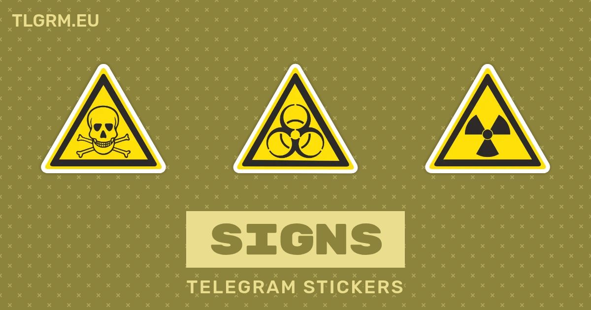 “Signs” stickers set for Telegram
