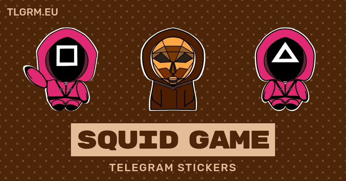 “Squid Game” stickers set for Telegram