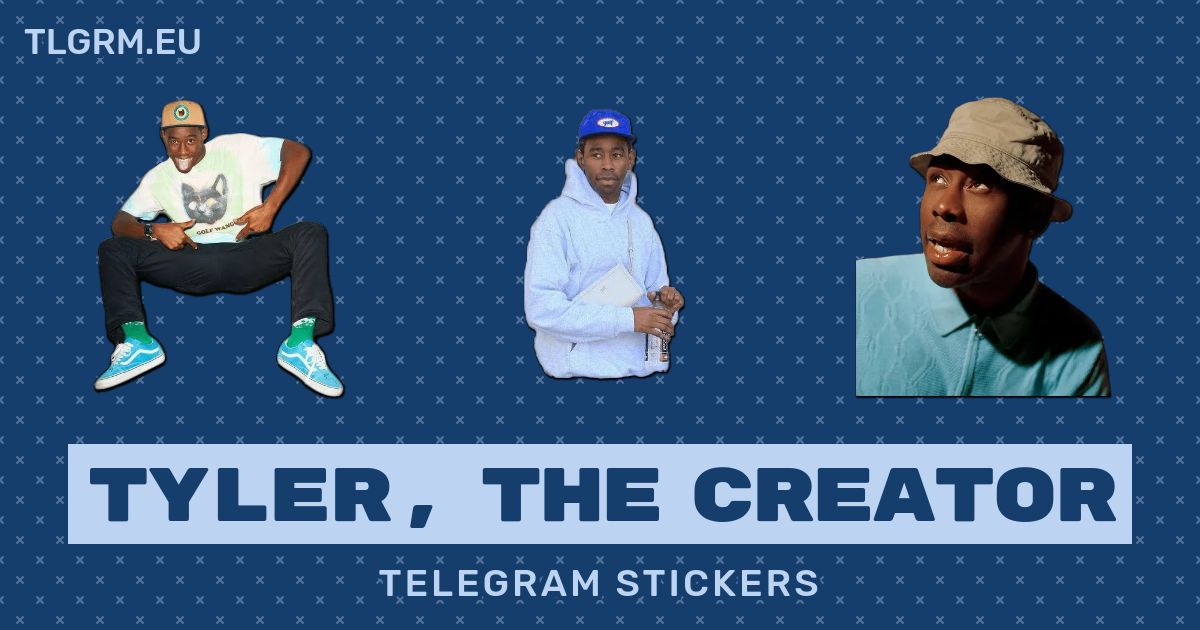 Tyler, The Creator” stickers set for Telegram