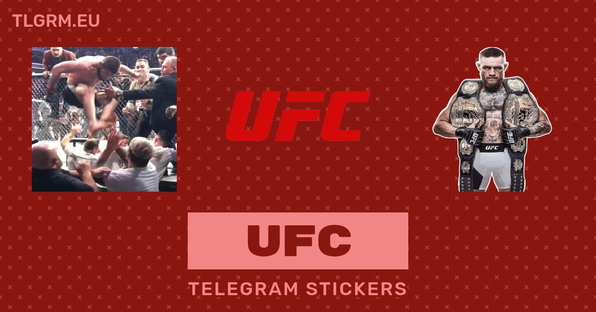 “UFC” stickers set for Telegram