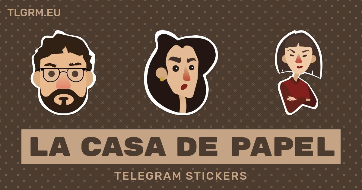 “La casa de papel” stickers set for Telegram