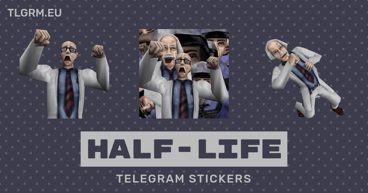 “half Life” Stickers Set For Telegram 0477