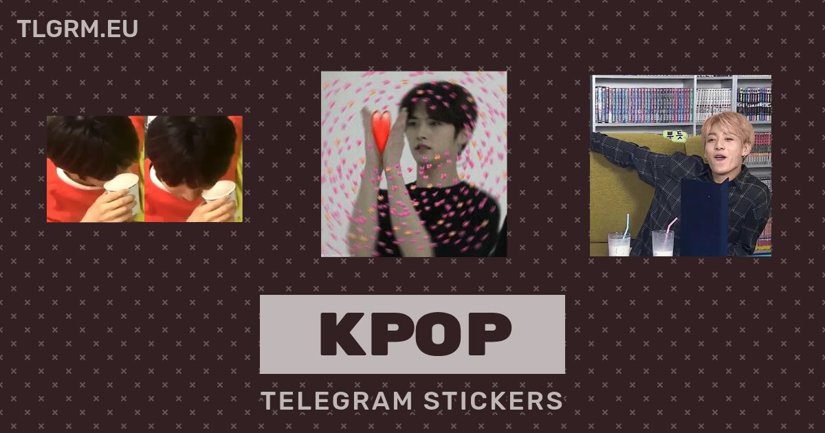 “Kpop” stickers set for Telegram