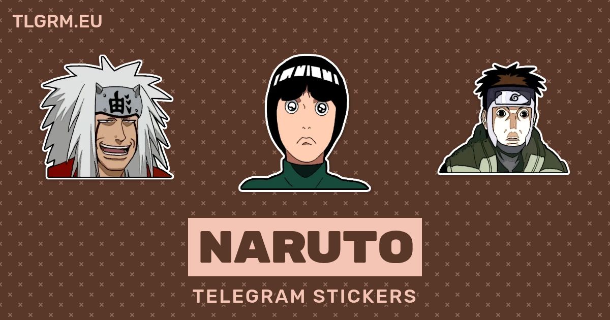“Naruto” stickers set for Telegram