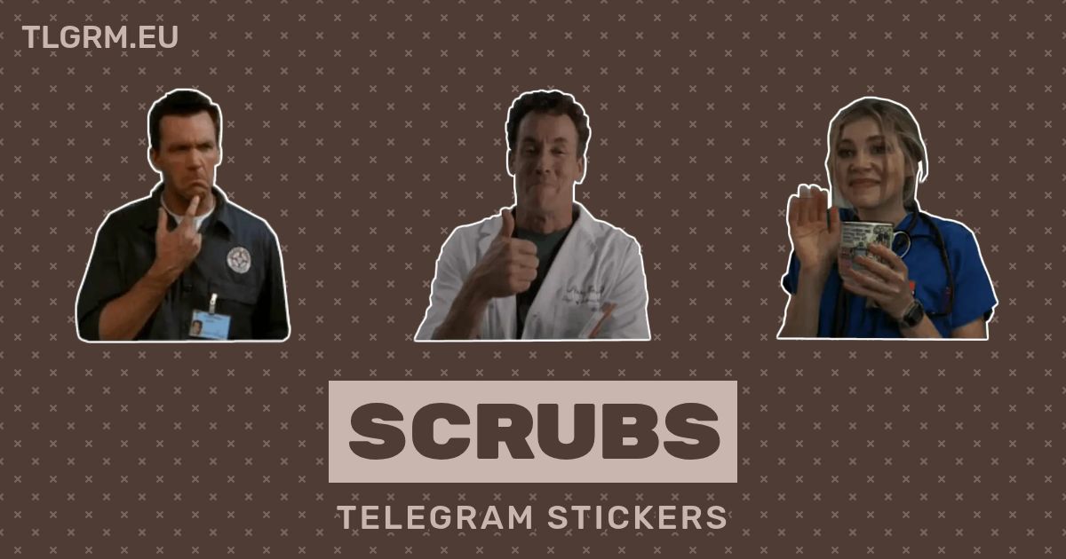 “Scrubs” stickers set for Telegram