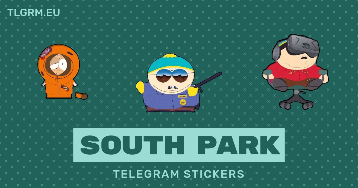 South Park Sticker - Group with sign