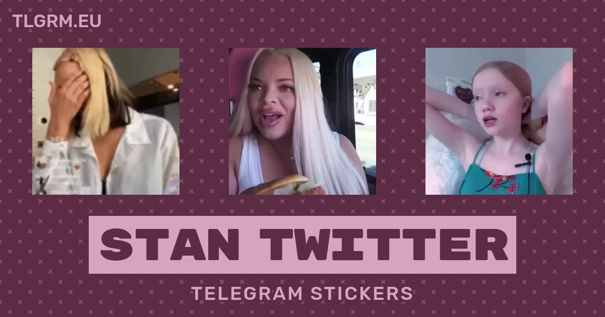 “Stan Twitter” animated sticker set for Telegram