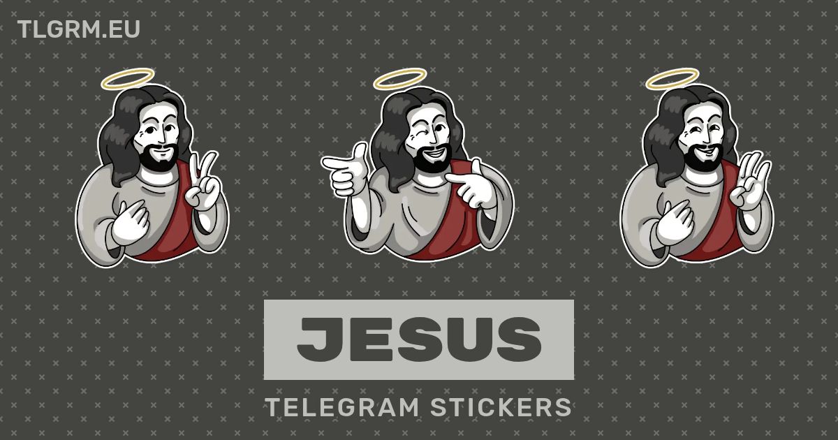 “Jesus” stickers set for Telegram